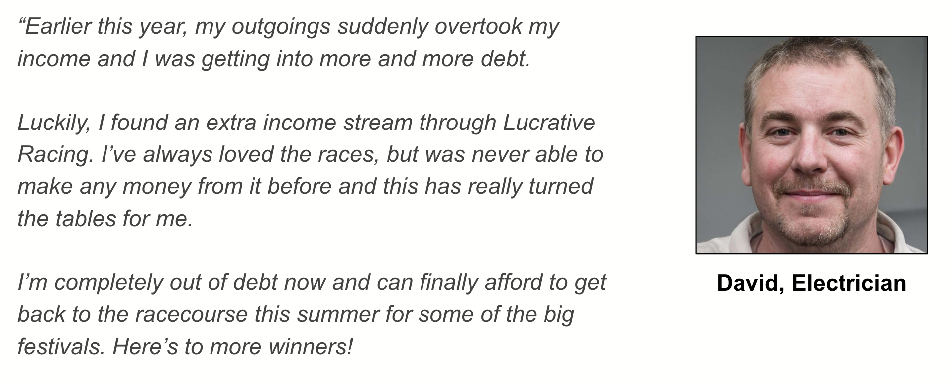 david electrician testimonial 2024