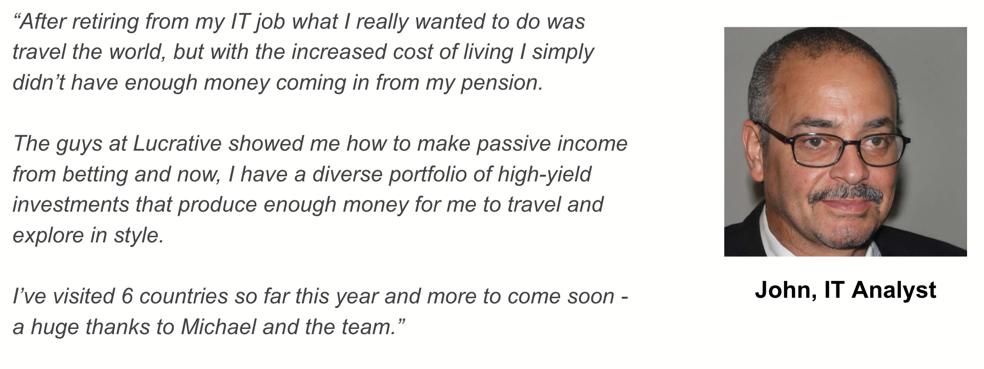 john IT testimonial 2024