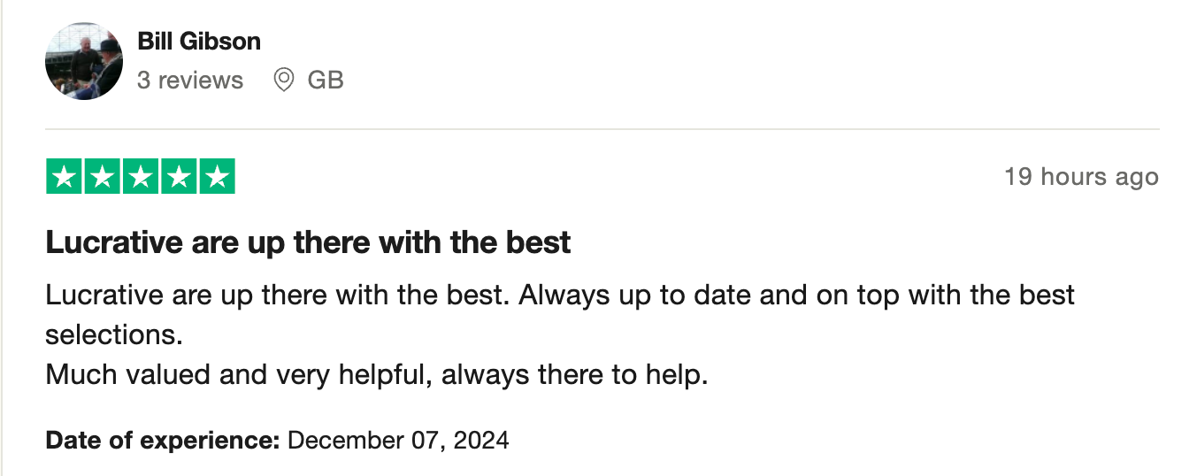 bill gibson trustpilot review 12.24