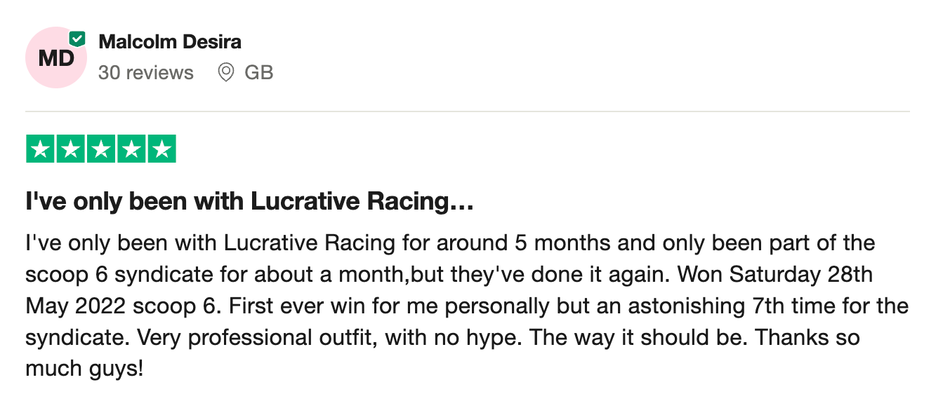 scoop6 testimonial malcolm d